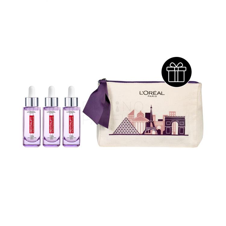 Zestaw Serum do twarzy L&#039;Oréal Paris Revitalift Filler HA 1,5% + Kosmetyczki L&#039;Oréal Paris Cosmetic Bag