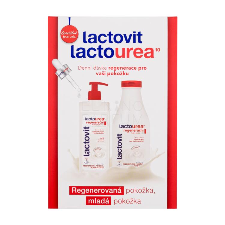 Lactovit LactoUrea Regenerating Zestaw mleczko do ciała Lactourea Regenerating Body Milk 400 ml + żel pod prysznic Lactourea Regenerating Shower Gel 500 ml