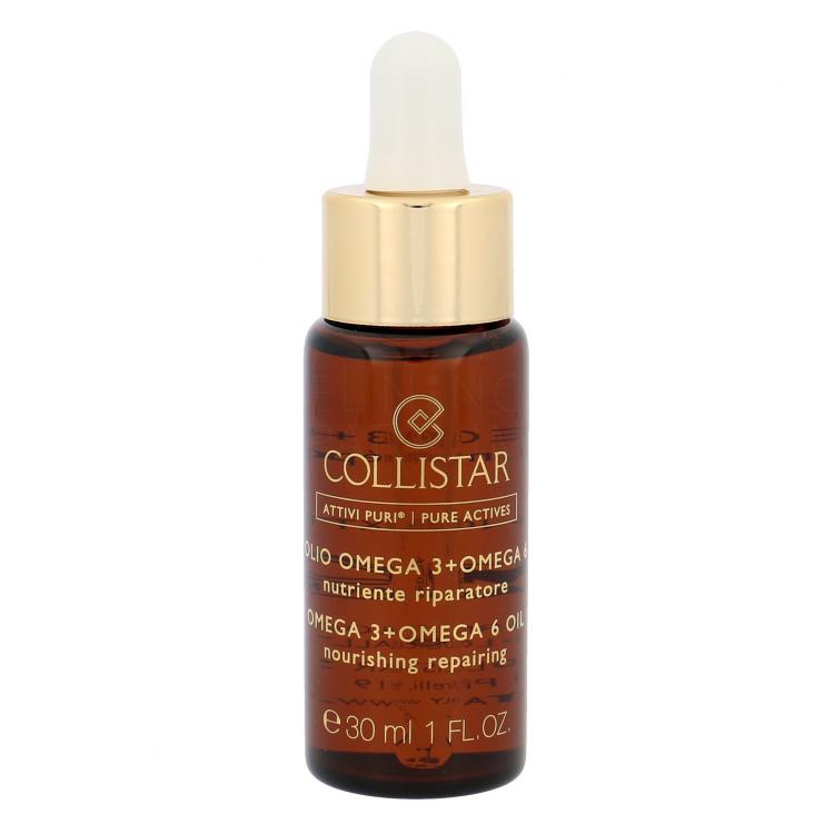 Collistar Pure Actives Omega 3 + Omega 6 Nourishing Repairing Oil Olejek do twarzy dla kobiet 30 ml