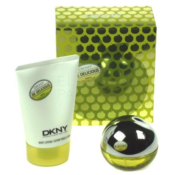 DKNY DKNY Be Delicious Zestaw Edp 30ml + 100ml Balsam Uszkodzone pudełko