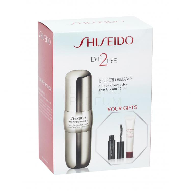Shiseido Bio-Performance Eye2Eye Zestaw 15ml BIO-PERFORMANCE Super Corrective Eye Cream + 2ml Full Lash Volume Mascara + 5ml Ultimune Power Infusing Eye Concentrate