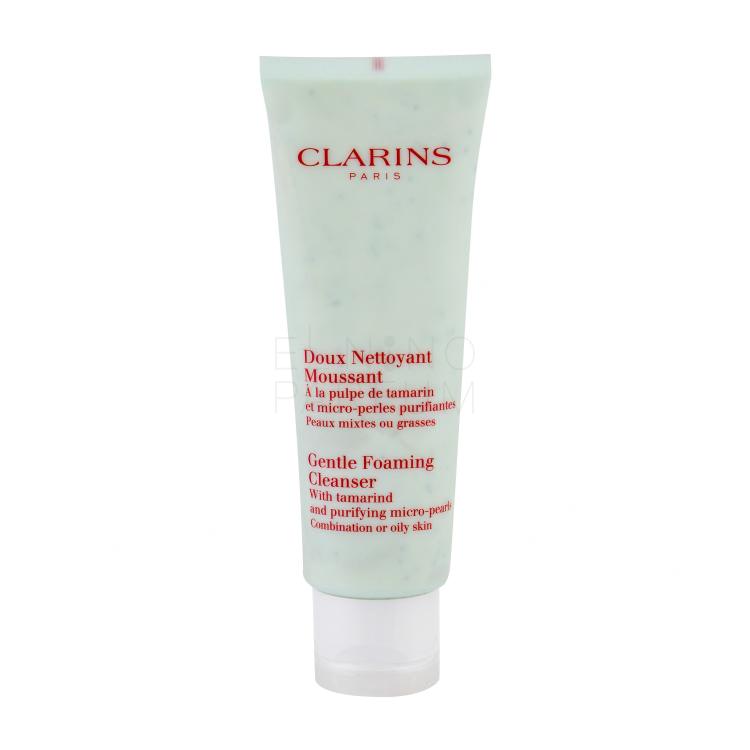 Clarins Gentle Foaming Cleanser Oily Skin Pianka oczyszczająca dla kobiet 125 ml Uszkodzone pudełko