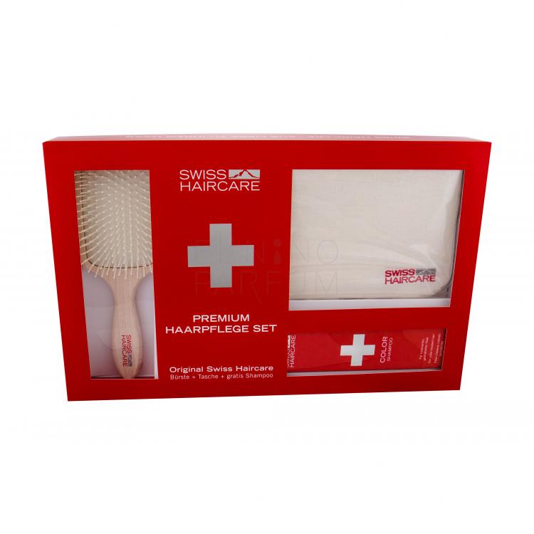 Swiss Haircare Premium Zestaw 200ml Color Shampoo + Paddle Brush + Bag