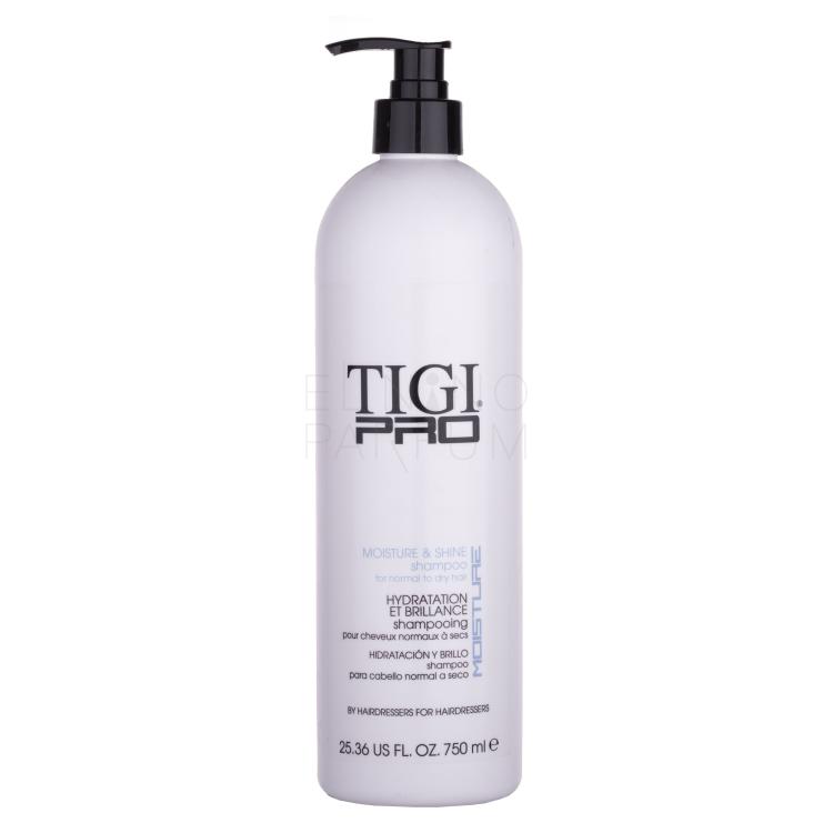Tigi Pro Moisture And Shine Szampon do włosów dla kobiet 750 ml