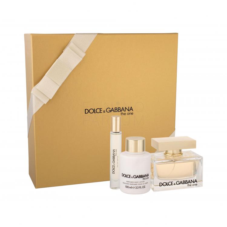 Dolce&amp;Gabbana The One Zestaw Edp 75ml + 100ml Balsam + Edt 7,4ml