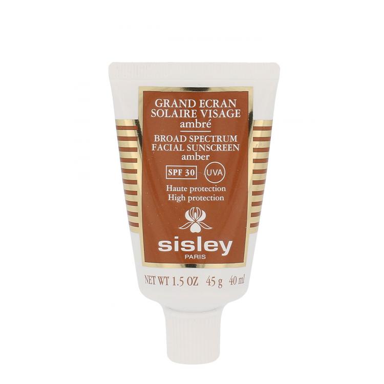 Sisley Broad Spectrum SPF30 Preparat do opalania twarzy dla kobiet 40 ml Odcień Amber tester