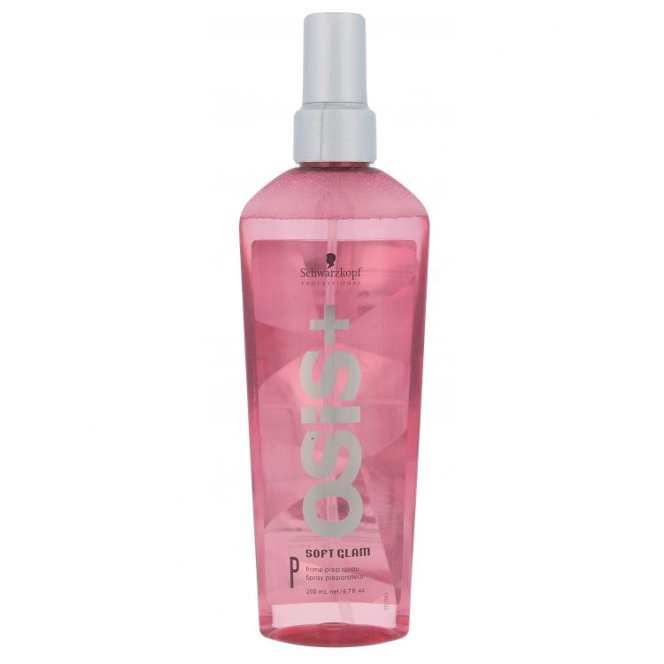 Schwarzkopf Professional Osis+ Soft Glam Prime Prep Spray Wygładzanie włosów dla kobiet 200 ml