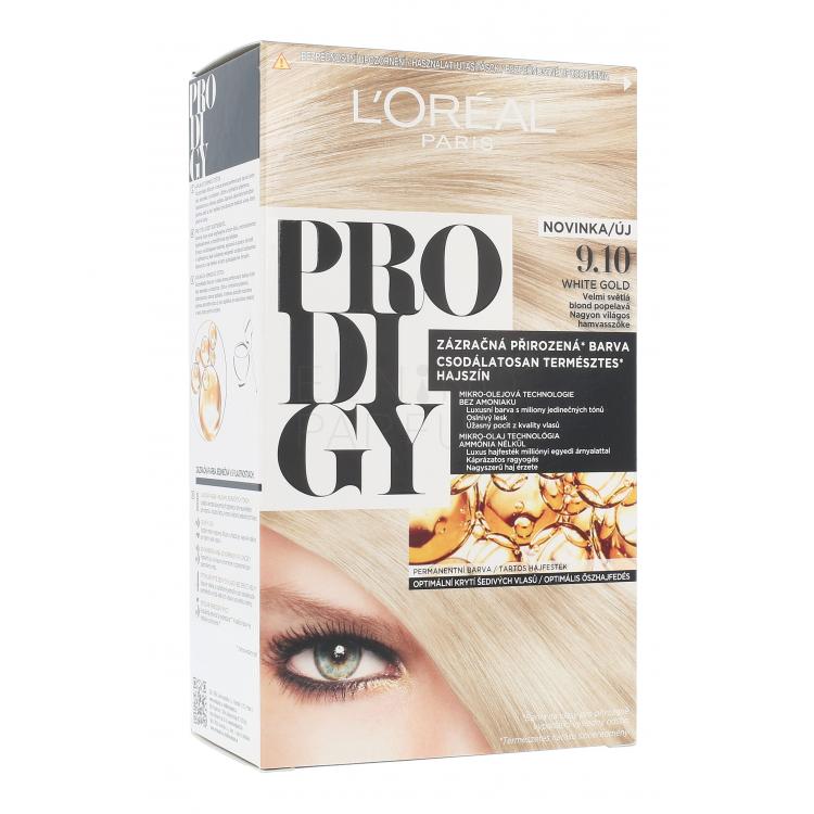 L&#039;Oréal Paris Prodigy Farba do włosów dla kobiet 1 szt Odcień 9.10 White Gold