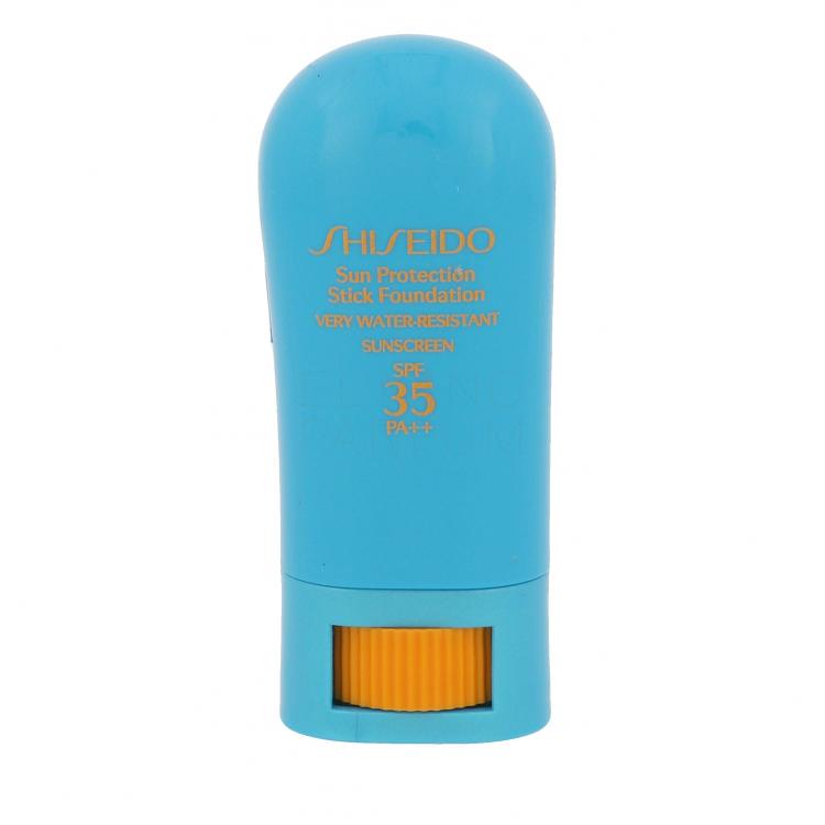 Shiseido Sun Protection Stick SPF35 Podkład dla kobiet 9 g Odcień Beige tester