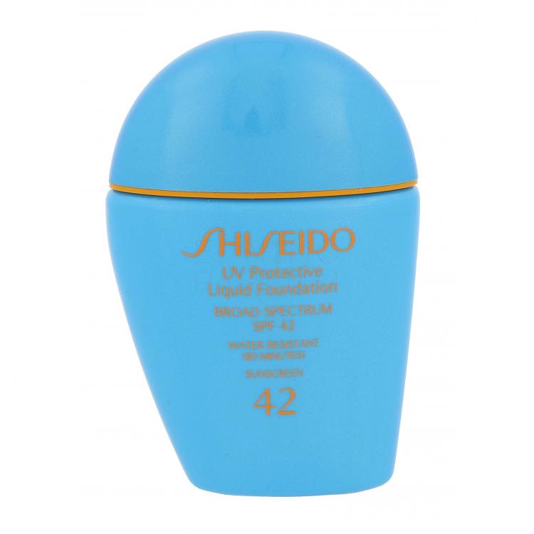 Shiseido Sun Protection SPF42 Podkład dla kobiet 30 ml Odcień Light Ochre tester