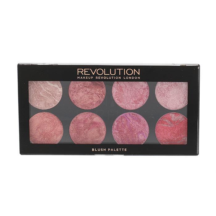Makeup Revolution London Blush Palette Róż dla kobiet 12,8 g Odcień Blush Queen