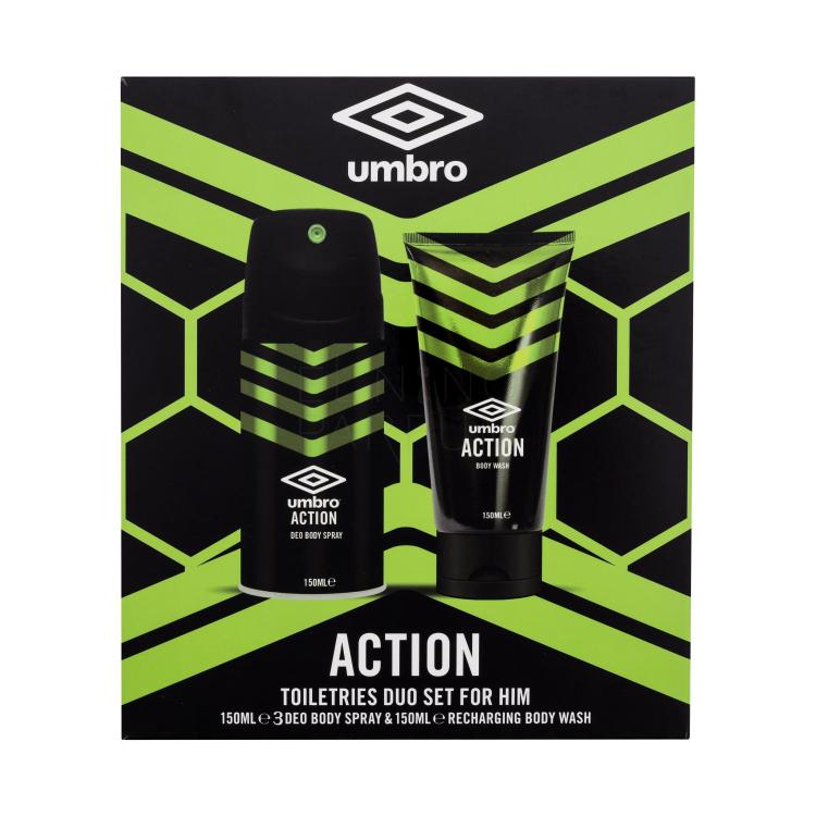 UMBRO Action Zestaw Deodorant 150 ml + Żel pod prysznic 150 ml