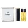 Chanel N°5 3x 20 ml Woda perfumowana dla kobiet Twist and Spray 20 ml