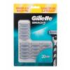 Gillette Mach3 Wkład do maszynki dla mężczyzn 20 szt
