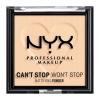 NYX Professional Makeup Can&#039;t Stop Won&#039;t Stop Mattifying Powder Puder dla kobiet 6 g Odcień 02 Light