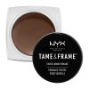 NYX Professional Makeup Tame &amp; Frame Tinted Brow Pomade Żel i pomada do brwi dla kobiet 5 g Odcień 02 Chocolate