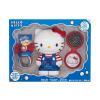 Hello Kitty Hello Kitty 2in1 Shower Gel &amp; Shampoo Zestaw żel pod prysznic 400 ml + grzebień z lusterkiem + gumki i spinka do włosów