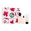 Giorgio Armani Sì Zestaw woda perfumowana 100 ml + mleczko do ciała 50 ml + woda perfumowana 15 ml