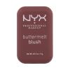 NYX Professional Makeup Buttermelt Blush Róż dla kobiet 5 g Odcień 10 Back And Butta