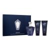Afnan Turathi Blue Zestaw woda perfumowana 90 ml + żel pod prysznic 100 ml + balsam po goleniu 100 ml