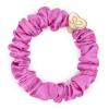 By Eloise London Silk Scrunchie Gold Heart Gumka do włosów dla kobiet 1 szt Odcień Bubblegum Pink
