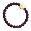 By Eloise London Gold Heart Gumka do włosów dla kobiet 1 szt Odcień Plum