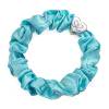 By Eloise London Silk Scrunchie Silver Heart Gumka do włosów dla kobiet 1 szt Odcień Turquoise