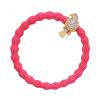 By Eloise London Bling Charms Gold Diamanté Bird Gumka do włosów dla kobiet 1 szt Odcień Neon Peach