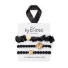 By Eloise London Set Bee Black Gumka do włosów dla kobiet 1 szt