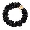 By Eloise London Silk Scrunchie Gold Star Gumka do włosów dla kobiet 1 szt Odcień Black