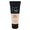 Maybelline Fit Me! Matte + Poreless Podkład dla kobiet 30 ml Odcień 105 Natural Ivory