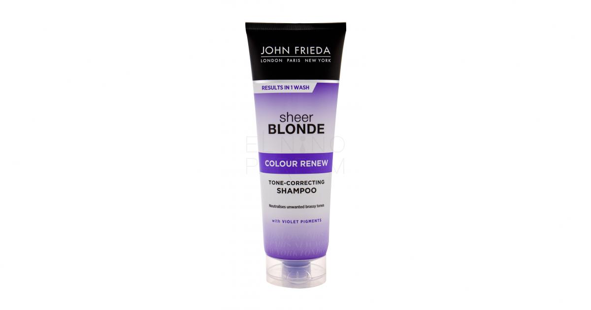 9. John Frieda Sheer Blonde Colour Renew Tone-Correcting Shampoo - wide 7