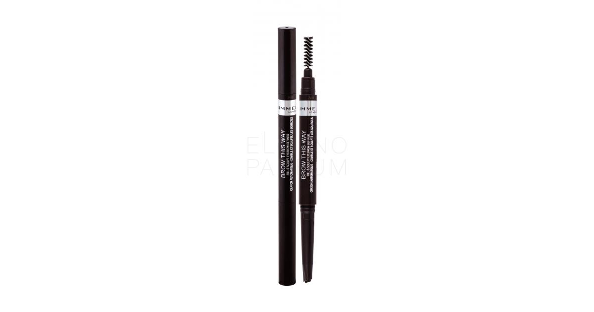 Rimmel London Brow This Way Fill & Sculpt Kredka do brwi dla kobiet 0 ...
