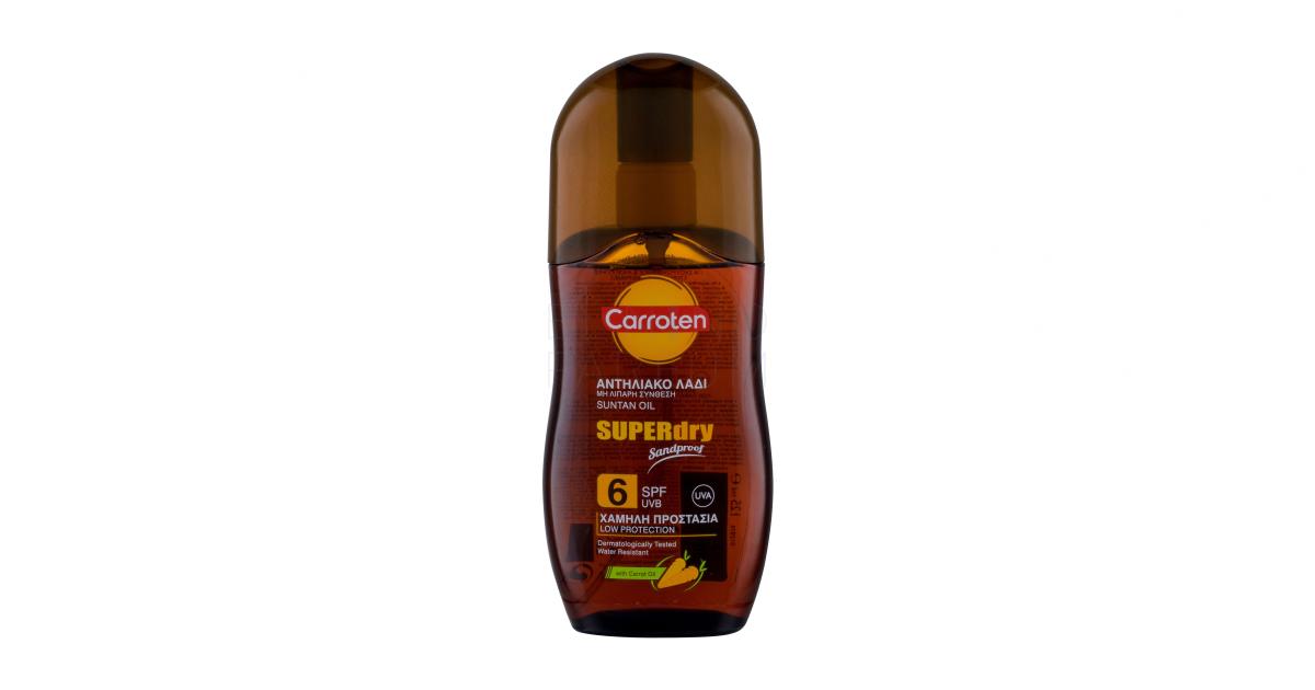 Carroten Superdry Suntan Oil SPF6 Preparat do opalania ciała 125 ml