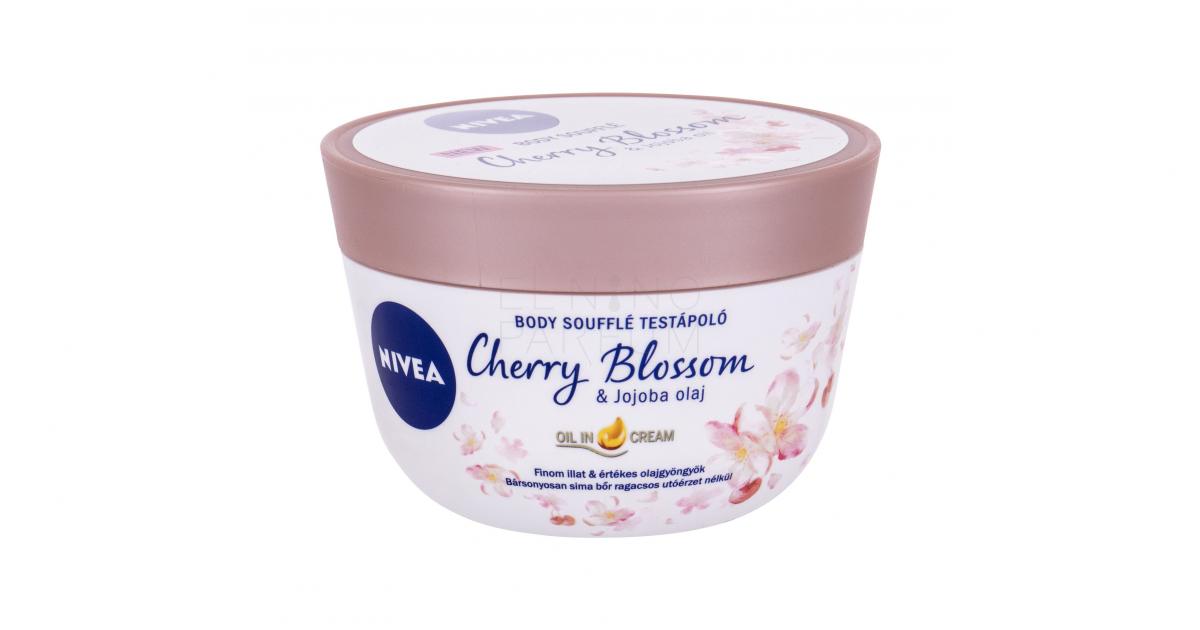 Nivea Body Soufflé Cherry Blossom & Jojoba Oil Krem do ciała dla kobiet