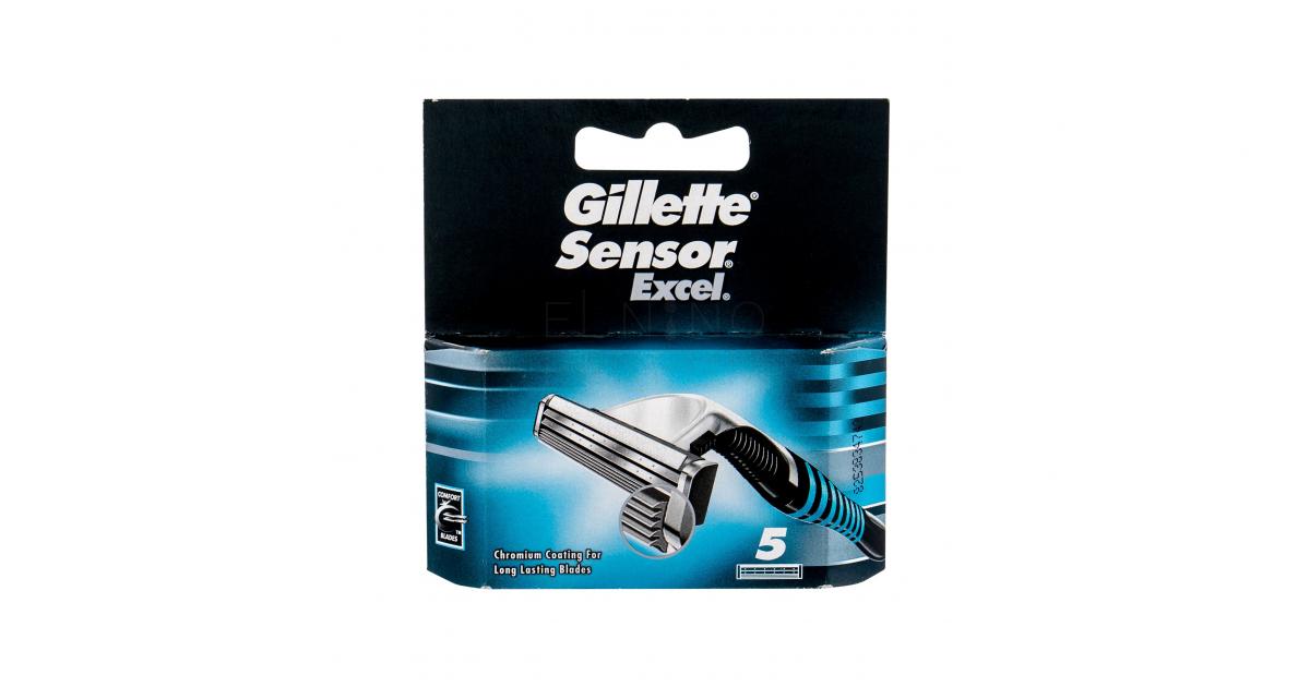 Gillette Sensor Excel Wkład do maszynki dla mężczyzn Zestaw ELNINO PARFUM