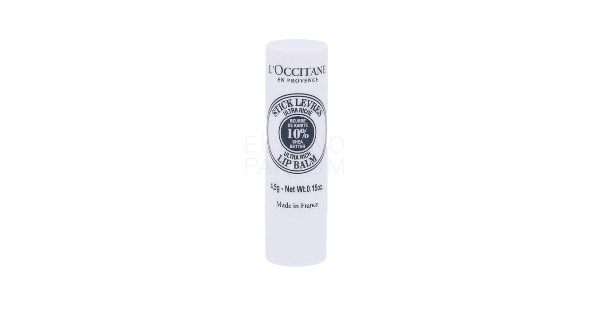 L'Occitane Shea Butter Lip Balm Stick Balsam do ust dla kobiet 4,5 g