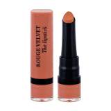 BOURJOIS Paris Rouge Velvet The Lipstick Pomadka dla kobiet 2,4 g Odcień 01 Hey Nude!