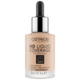 Catrice HD Liquid Coverage 24H Podkład dla kobiet 30 ml Odcień 030 Sand Beige