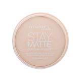 Rimmel London Stay Matte Puder dla kobiet 14 g Odcień 003 Peach Glow
