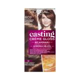 L'Oréal Paris Casting Creme Gloss Farba do włosów dla kobiet 48 ml Odcień 603 Chocolate Caramel