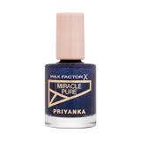 Max Factor Priyanka Miracle Pure Lakier do paznokci dla kobiet 12 ml Odcień 830 Starry Night