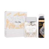 Lattafa Pure Musk Zestaw woda perfumowana 100 ml + dezodorant (losowy zapach od producenta) 50 ml