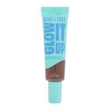 Rimmel London Kind & Free Glow It Up Moisturising Skin Tint Podkład dla kobiet 30 ml Odcień 605 Deep Chocolate