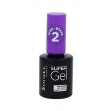 Rimmel London Super Gel Top Coat Lakier do paznokci dla kobiet 12 ml