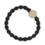 By Eloise London Letter Charms Gold Gumka do włosów 1 szt Odcień H Black
