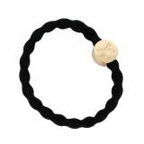 By Eloise London Letter Charms Gold Gumka do włosów 1 szt Odcień X Black