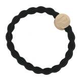 By Eloise London Letter Charms Gold Gumka do włosów 1 szt Odcień P Black