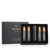 M.Micallef Travel Atomizer Collection Zestaw EDP Spiritual 10 ml + EDP Delice 10 ml + EDP Glamour 10 ml + EDP Sensual 10 ml + etui na perfumy