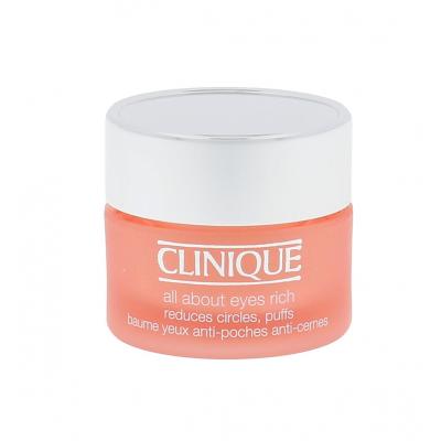 Clinique All About Eyes Rich Krem pod oczy dla kobiet 15 ml